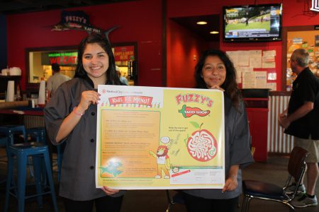 Several menu options on the new Fuzzy’s Taco Shop Kids Fit Menu were created by students in the Culinary Arts program at the Birdville Center of Technology and Advanced Learning.