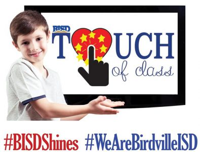 Touch of Class Logo #BISDShines #WeAreBirdvilleISD