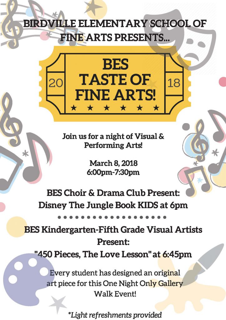 Birdville Elementary School Taste of Fine Arts 2018