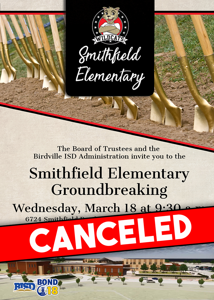 Smithfield Elementary Groundbreaking Canceled