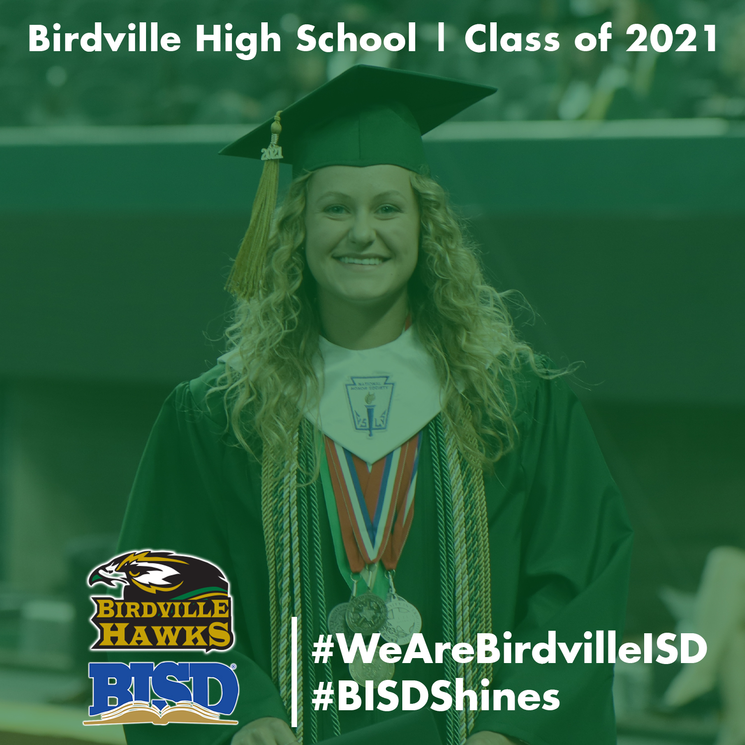 Congratulations to the Birdville High School Class of 2021! #BISDShines #WeAreBirdvilleISD 